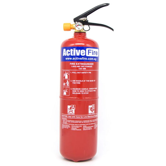 Portable ABC Dry Powder Fire Extinguisher (3kg)