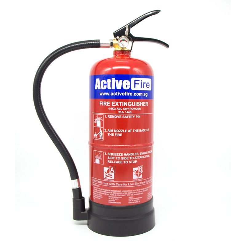Portable ABC Dry Powder Fire Extinguisher (4kg)