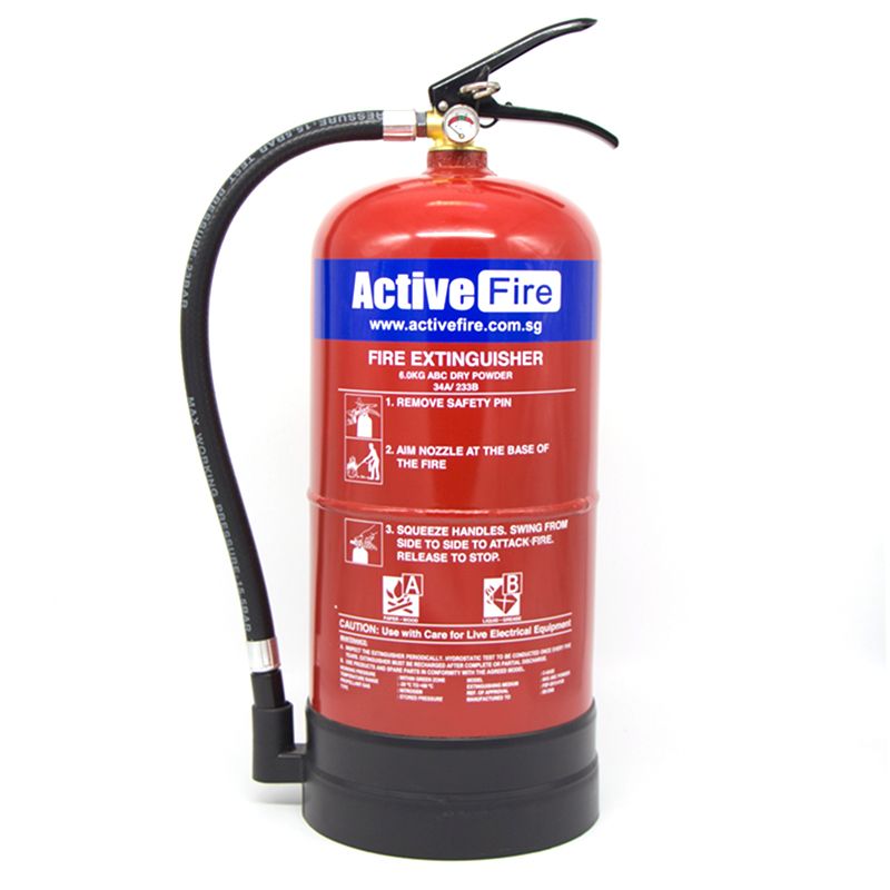 Portable ABC Dry Powder Fire Extinguisher (6kg)